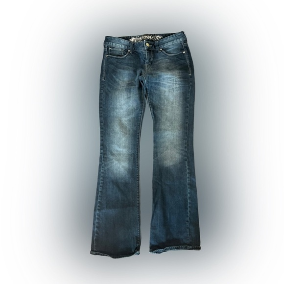 Express - Stella Regular Fit Low Rise Jeans - Picture 1 of 4